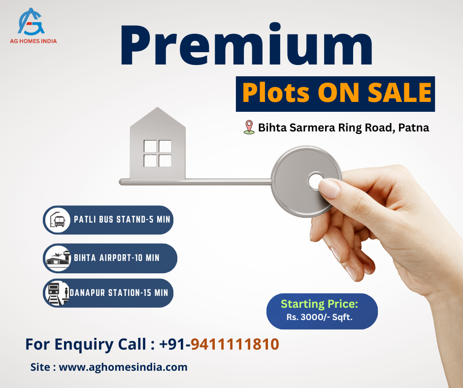 Premium Plots for Sale on Bihta Sarmera Ring Road, Patna – Invest in Your Dream Home Location