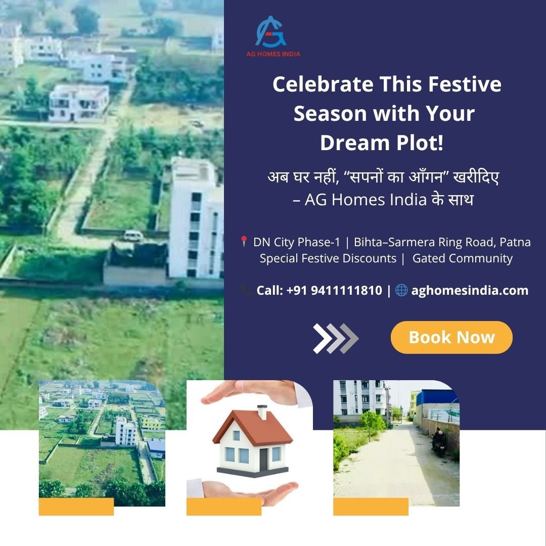 Celebrate This Festive Season with Your Dream Plot – Make Your Home Shine with AG Homes India